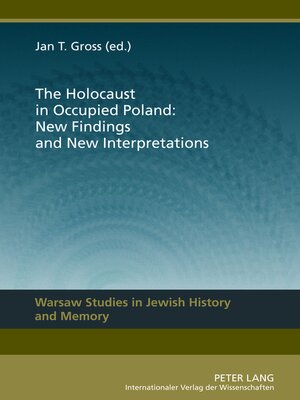 cover image of The Holocaust in Occupied Poland